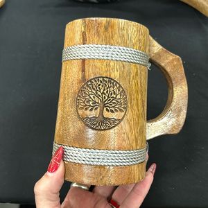 Natural Wooden Coffee Mug Solid Wood Tea Cup Heat Resistant Drinkware for Home Cafe Bar Restaurant At Factory Direct Price - Product Image 6