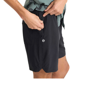Shorts de bain mi-longs pour hommes, légers, résistants à l'eau, séchage rapide, fermeture à cordon, polyester et élasthanne - Product Image 6