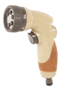 Pistolet pulvérisateur ABS+TPR pour le nettoyage de patio avec motifs de pulvérisation variables et conception intelligente à pousser - Product Image 2