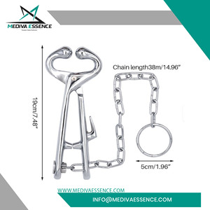 Pinzas para Anillas Nasales de Ganado MEDIVA ESSENCE, Acero Inoxidable Alemán, Cadena Reutilizable, Uso Quirúrgico, Jeringas Veterinarias - Product Image 6