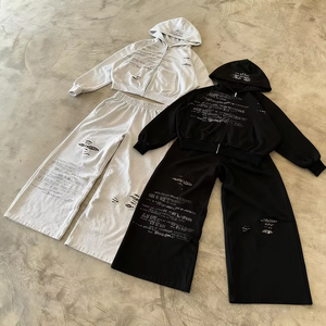 Private Label Tracksuit Manufacturer Custom Sportswear Wholesale OEM Factory Training Tracksuit Jogger Set Low MOQ Supplier - Product Image 5