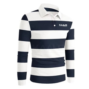 Camisa Polo de Manga Larga para Hombre, Estilo Elegante, Tela Suave y Transpirable, Atuendo Casual Inteligente para Oficina, Viajes y Uso Diario - Product Image 2