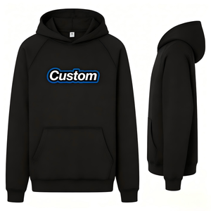 เสื้อฮู้ดดีไซน์เนอร์คุณภาพสูง ปี 2026 สไตล์สตรีทแวร์ พิมพ์ลายตัวอักษรตามสั่ง ฮิปฮอป ผ้าฟลีซรักษ์โลก สำหรับฤดูใบไม้ร่วง - Product Image 3