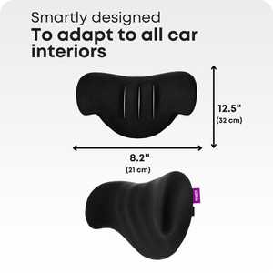 Araami 2025 coche eléctrico hombro cuello masajes almohada asiento cojín nuevo estilo negro relleno de espuma viscoelástica - Product Image 2