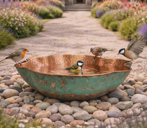 Nouveaux et tendances : abreuvoirs et mangeoires à oiseaux en métal pour parcs et jardins, design unique, qualité supérieure, durables - Product Image 3