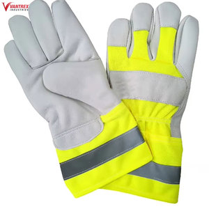Gants de sécurité décontractés en cuir de chèvre de qualité supérieure, respirants, avec doublure en fausse fourrure, détection des aiguilles, utilisation quatre saisons, gants d'opéra - Product Image 2