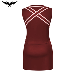 Tenues de cheerleading sans manches pour adultes Bigetron Sports - Personnalisables avec broderie et strass, 100% polyester, service OEM - Product Image 6