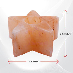 Lámpara de Sal con Forma de Estrella, Precio al por Mayor, 100% Sal del Himalaya Pura, Lámpara de Sal con Forma de Estrella, Recién Llegada - Product Image 4