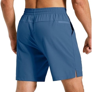 Pantalones Cortos Casuales de Algodón 100% para Hombre, Cintura Elástica, Color Liso, Cómodos para el Verano, Personalizables con Logotipo, OEM, al por Mayor - Product Image 6