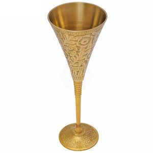 Gobelet en verre et laiton de qualité supérieure, fait main, élégant, traditionnel, pour la maison - Product Image 6