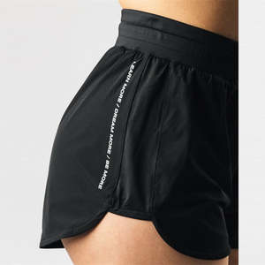Vente en gros Short de course à séchage rapide pour femme Short de sport d'entraînement à taille élastique - Product Image 3