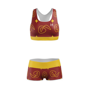 Ensemble de yoga 2 pièces pour femme, taille haute, sans manches, col rond, extensible dans quatre directions, séchage rapide, anti-plis, anti-transpiration - Product Image 2