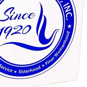 Zeta Phi Beta Three <b>Ring</b> <b>Binder</b> Blue Sorority Notebook Organizer Durable School Office <b>Folder</b> Greek Life Supply - Product Image 3