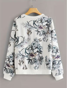 Sweat-shirt décontracté pour femme, col rond, imprimé personnage de dessin animé, manches longues, tricoté, anti-rétrécissement, 200g, doux et ample, idéal pour l'hiver et la Saint-Valentin - Product Image 3