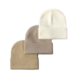 2025 venta al por mayor gorro de punto multicolor personalizado gorros de invierno 100% algodón estampado patrón bordado estilo - Product Image 1