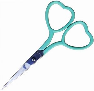 Ciseaux miniatures en acier inoxydable en forme de cœur pour enfants - Ciseaux d'artisanat mignons et sûrs pour la découpe de papier et les travaux manuels - Product Image 2