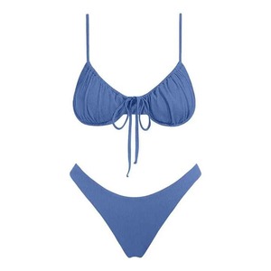 Maillot de bain sexy personnalisé pour femme, imprimé, tendance, pour la plage, ensemble deux pièces pour les vacances, pour femme élégante - Product Image 5