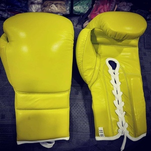 Guantes de Boxeo Profesionales de Alta Calidad con Logotipo Personalizado, de Cuero Genuino, para Entrenamiento, Sparring, MMA, Kickboxing, Deportes de Reacción, Duraderos - Product Image 3