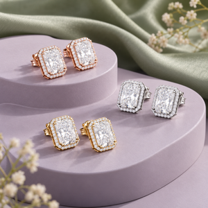 Pendientes de Diamantes Cultivados en Laboratorio, Corte Pera, Oro de 14 Quilates, 3 Quilates, Certificados por IGI, Modernos |   Fabricante de Joyería Fina al por Mayor, Exportación de la India - Product Image 3