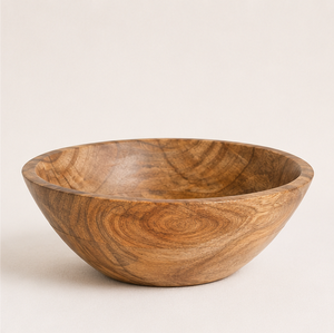 Ensemble de saladiers exclusifs en bois d'acacia, bols de service en bois de manguier de haute qualité pour fruits et collations, vaisselle pour la vente en gros - Product Image 1