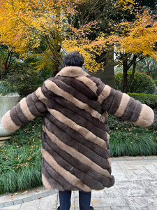 Winter Warm Luxury Real Fur <b>Coat</b> High Quality <b>Men</b> Fox Fur <b>Long</b> <b>Men's</b> <b>Coat</b> Support Custom Wholesale - Product Image 1