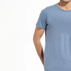 เสื้อยืดโอเวอร์ไซส์ผู้ชาย ผ้าฝ้ายถัก 100% ระบายอากาศได้ดี แห้งเร็ว เป็นมิตรกับสิ่งแวดล้อม คุณภาพสูง - Product Image 6
