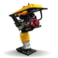 Machine de compactage de sol GX160 Honda utilisée pour le compactage du sol, les travaux de tranchées et les projets de construction routière