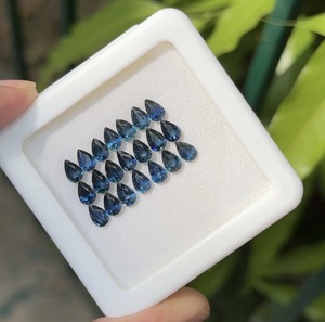 Zafiro Azul Australiano Natural de 6x4 mm, 9.75 Quilates, Corte Pera, Calidad Premium, con Efecto de Luz, para Joyería Fina - Product Image 2