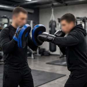 Vente en gros d'usine : Protège-poignets de boxe et de Muay Thai en cuir souple avec logo personnalisé - Équipement de protection avec doublure en maille respirante - Product Image 4