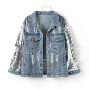 Custom women's denim jacket for vintage collectors Low MOQ Private Label Bulk Supplier Factory Wholesale - Product Image 3