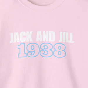 Sweat-shirt à col rond blanc et bleu, rose, avec broderie graphique, pull à manches longues en polaire, décontracté, unisexe, vêtements de mode - Product Image 6