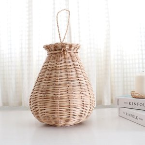 Vase à fleurs de luxe pour grand sol et table, nouvelle tendance vases antiques en rotin tissé à la main pour fleurs séchées - Product Image 5