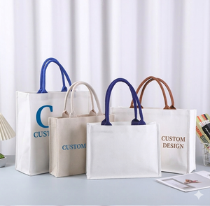 <span class=keywords><strong>Sac</strong></span> fourre-tout en toile avec logo personnalisé, réutilisable, écologique, pour un usage quotidien, cadeaux d'entreprise et promotions pour salons professionnels - Product Image 1