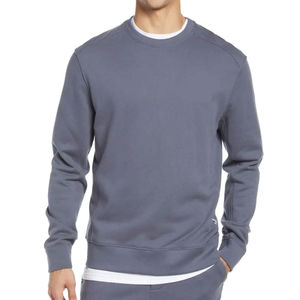 New Premium Quality Sweatshirt for Men and Wholesale Custom Crew neck Pullover Lightweight Casual Wear Solid Color - Product Image 1