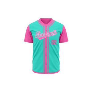 เสื้อเบสบอลสั่งทำพิเศษ สีดำเขียว แขนสั้น ติดกระดุมด้านหน้า ซับเหงื่อได้ดี สำหรับทุกเพศทุกวัย ขนาดปกติ ทรงพอดีตัว - Product Image 3