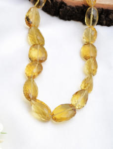 สร้อยคอหินธรรมชาติขนาด 16 นิ้ว รุ่น Naturel Honey / Beer Quartz สำหรับทำเครื่องประดับชั้นดี, หินธรรมชาติจำนวนมาก - Product Image 6