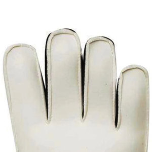 Custom Design Black and White German Latex Soccer Goalkeeper <b>Glove</b> With 4mm German Latex Negative Cut With Latex Emboss - Product Image 4