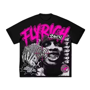 T-shirt pour homme Glory Zone, taille plus, 100% coton jersey, décontracté, streetwear surdimensionné - Product Image 5