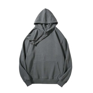 Sweat à capuche épais pour homme, coupe courte, doublé, avec grande poche kangourou, logo, grandes tailles, haute qualité - Product Image 6