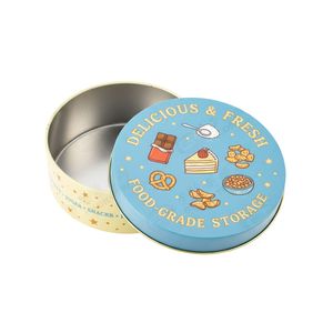 Caja Metálica Redonda Personalizada de Grado Alimenticio para Chocolate, Azúcar, Pasteles, Bocadillos y Comida para Mascotas - Product Image 5