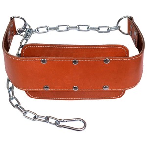 Leather Dip Belt with Steel <b>Chain</b> for Bodybuilding by Experienced Fitness Gear Suppliers and Makers in Pakistan Wholesale - Product Image 4