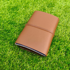 Luxury Brown A6 <b>Leather</b> Best <b>Notebook</b> Cover Personalized Planner Organizer System Business <b>Refillable</b> Sketchbook Journal Holder - Product Image 4