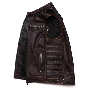 Chaleco de Invierno de Lona y Cuero Transpirable con Color Personalizado, Servicio OEM, Diseño Táctico para Exteriores, Material Duradero - Product Image 2