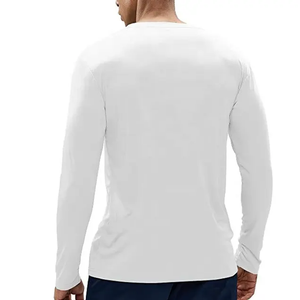 <b>Men's</b> Outdoor Fitness Running Casual long sleeve <b>T</b>-<b>Shirt</b> 100% Cotton Quick-Dry Long Sleeve Slim Fit Solid Color <b>Pocket</b> Knitted - Product Image 6