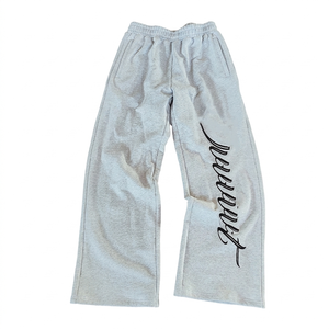 High Quality Men's Hoodie And <b>Pants</b> Set Oversized Embroidered Logo Knitted 100% Cotton <b>Thermal</b> Streetwear Spring Hoodie - Product Image 6