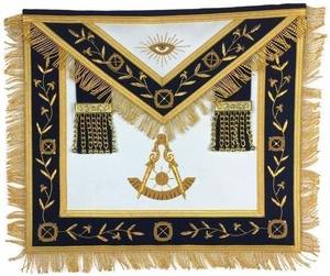 Tablier maçonnique artisanal pour anciens maîtres maçons – Régalia maçonnique haut de gamme pour anciens maîtres maçons et grands anciens maîtres maçons - Product Image 1