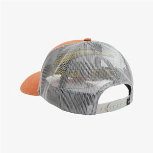 Wholesale 5 Panel <b>Men</b> <b>Hats</b> Custom Logo Plain Mesh <b>Hats</b> Casual Black In 2 Colours Orange and Gray Trucker <b>Hats</b> - Product Image 2