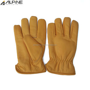 Gants de sécurité anti-coupure en cuir de chèvre pour usage industriel et routier, vente en gros d'usine OEM - Product Image 6