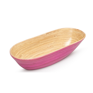 Tazón profundo de bambú ecológico, tazón decorativo oblongo para servir, uso diario, venta al por mayor desde Vietnam - Product Image 2