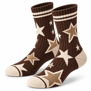 Calcetines de punto cálidos al por mayor, calcetines de invierno acanalados de mezcla de algodón suave, calcetines casuales unisex con patrón personalizado, fábrica de marca privada - Product Image 3